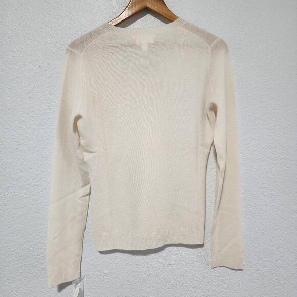 Women's Isaac Mizrahi For Target Pullover Sweater V-Neck 100% Cashmere Size M - Picture 2 of 14